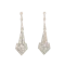 Vintage Diamond Drop Earrings - Charlotte Sayers - image 1