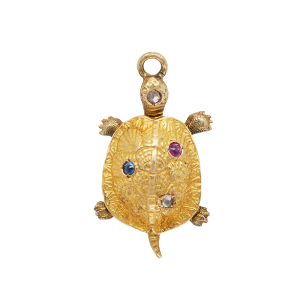 Gold Turtle Pendant - Charlotte Sayers - image 1