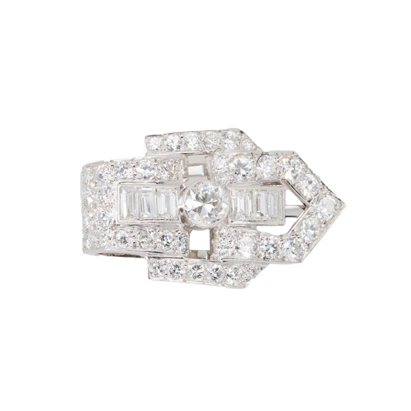 Art Deco Diamond Clip - Charlotte Sayers - image 1