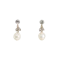 Natural Pearl Diamond Earrings - Charlotte Sayers - image 1