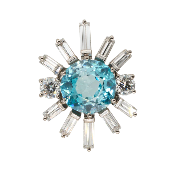 Zircon and Diamond Pendant - Charlotte Sayers - image 1