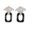 Diamond Onyx Earrings - Charlotte Sayers - image 1