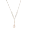 Natural Pearl Diamond Pendant Necklace - Charlotte Sayers - image 1