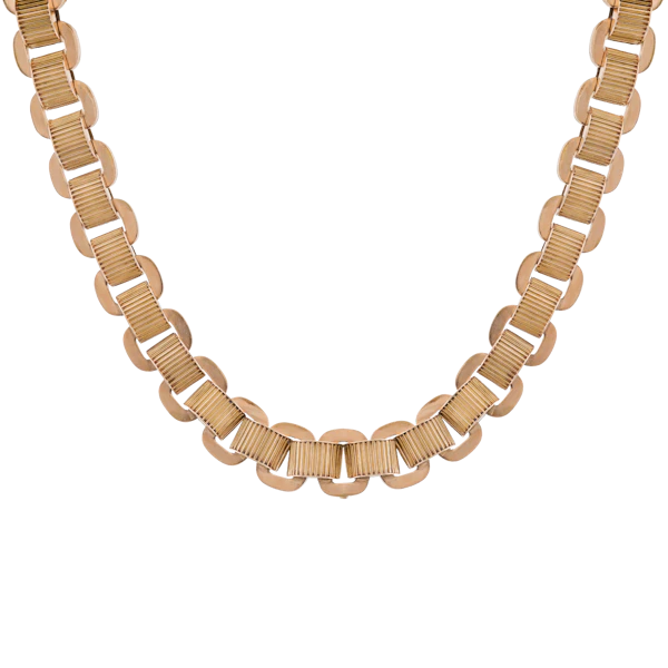 Victorian 15ct Gold Book Chain - image 1