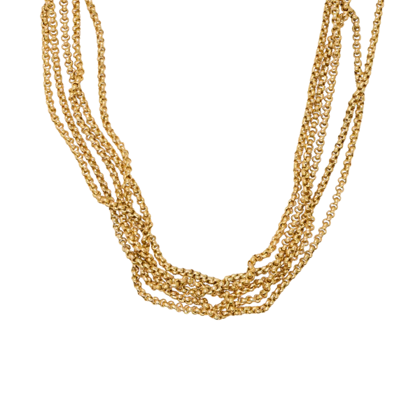 Gold Trace-link Necklace - Charlotte Sayers - image 1
