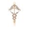 Cadeceus Brooch - Charlotte Sayers - image 1