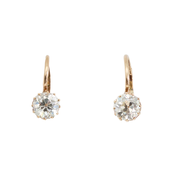 Austro-Hungarian Diamond Earrings - Charlotte Sayers - image 1